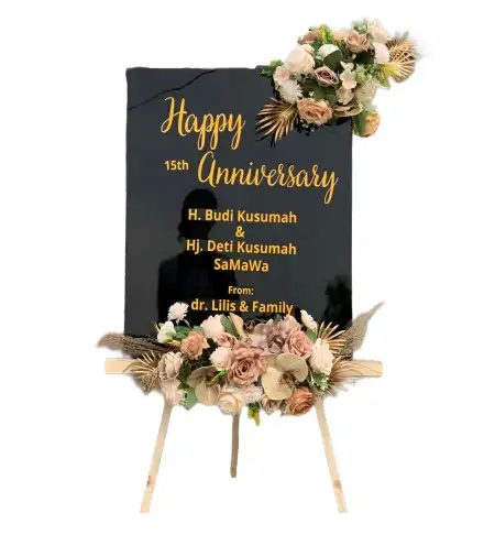 Papan Bunga Akrilik Leuwiseeng